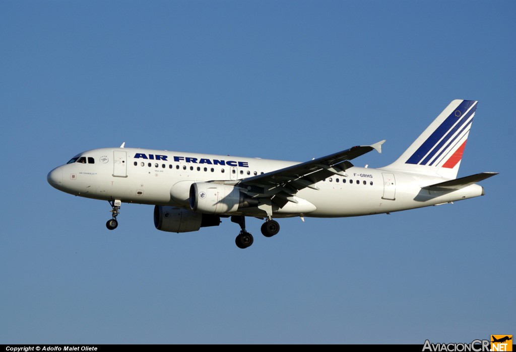 F-GRHS - Airbus A319-111 - Air France
