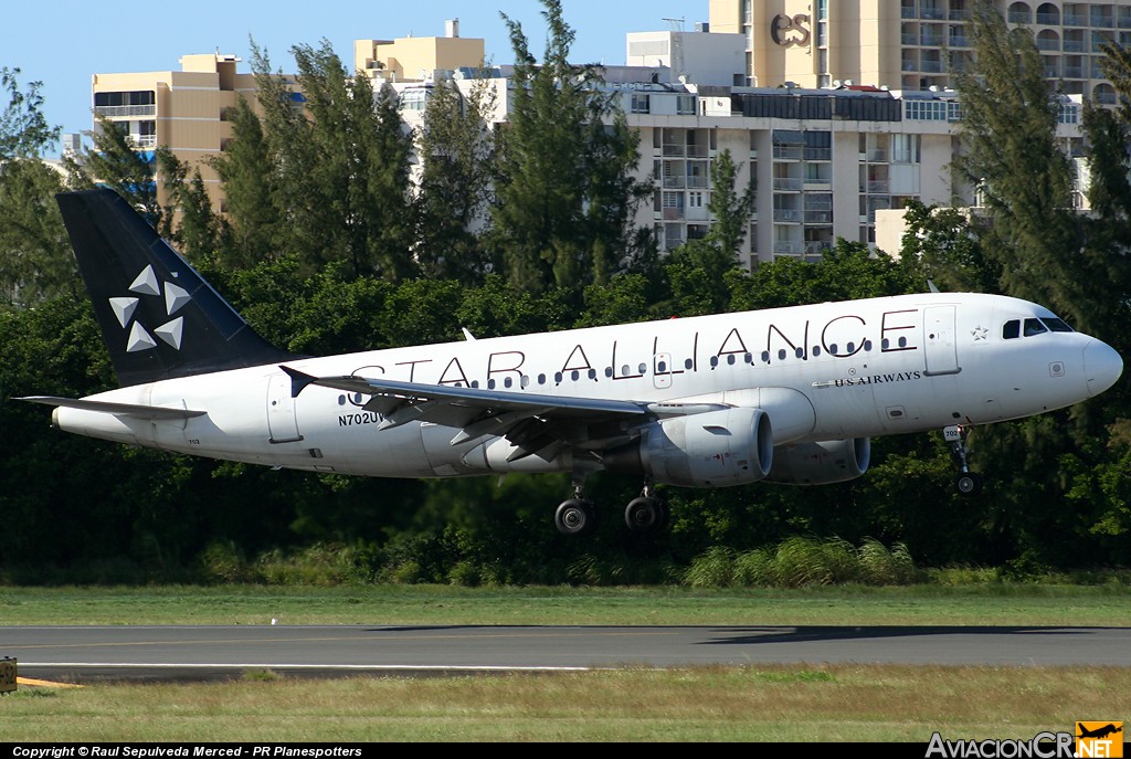 N702UW - Airbus A319-112 - US Airways