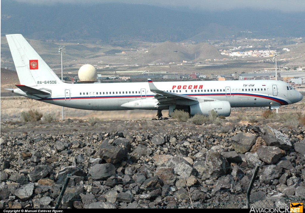 RA-64506 - Tupolev Tu-214 - Russia State Transport Company