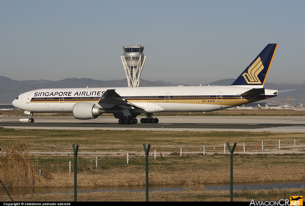 9V-SWG - Boeing 777-312/ER - Singapore Airlines