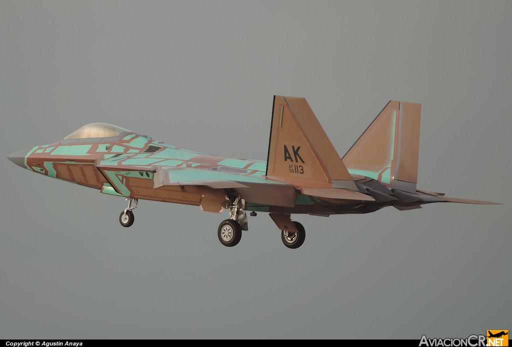 06-4113 - Lockheed Martin F/A-22A Raptor - USAF - United States Air Force - Fuerza Aerea de EE.UU