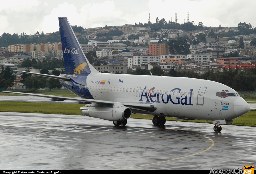 HC-CED - Boeing 737-2B7/Adv - AeroGal Aerolíneas Galápagos