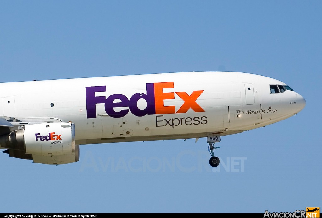 N568FE - Mcdonnell Douglas MD-10-10F - FedEx