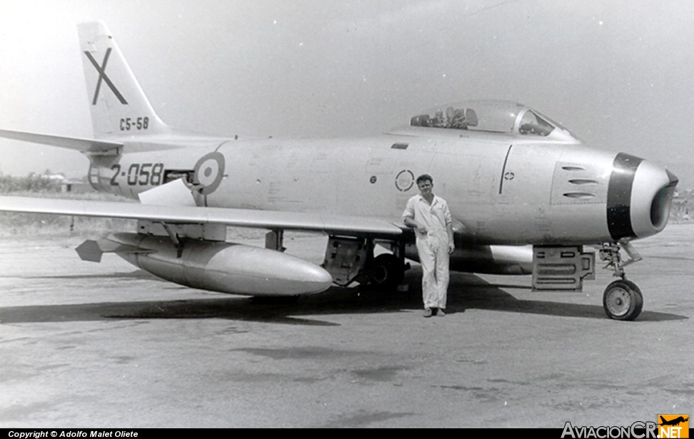 C5-58 - North American F-86F Sabre - Fuerza Aérea Espanola