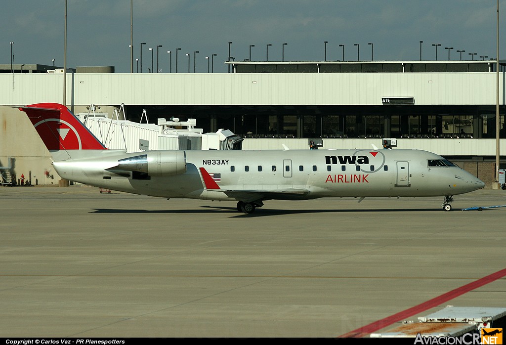 N833AY - Canadair CL-600-2B19 Regional Jet CRJ-200BLR - Northwest Jet Airlink