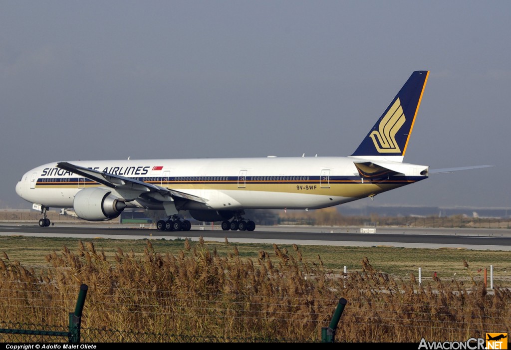 9V-SWF - Boeing 777-312/ER - Singapore Airlines