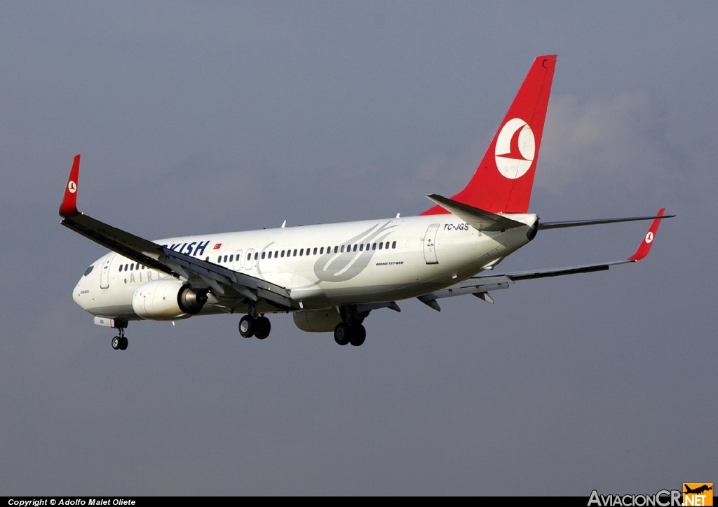TC-JGS - Boeing 737-8F2 - Turkish Airlines