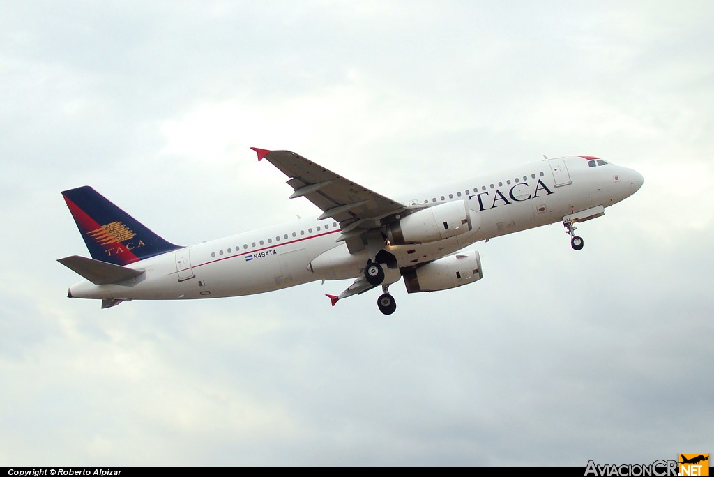 N494TA - Airbus A320-233 - TACA