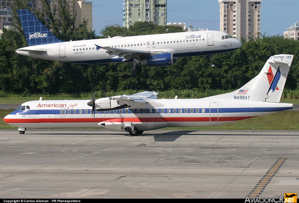 N498AT - Aerospatiale ATR-72 - American Eagle