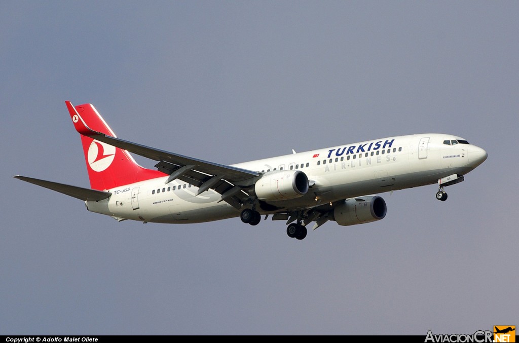 TC-JGS - Boeing 737-8F2 - Turkish Airlines