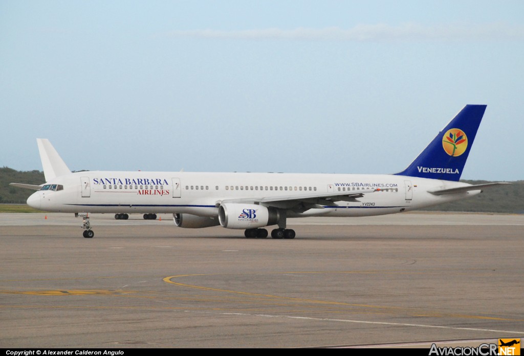 YV2243 - Boeing 757-236 - Santa Bárbara Airlines
