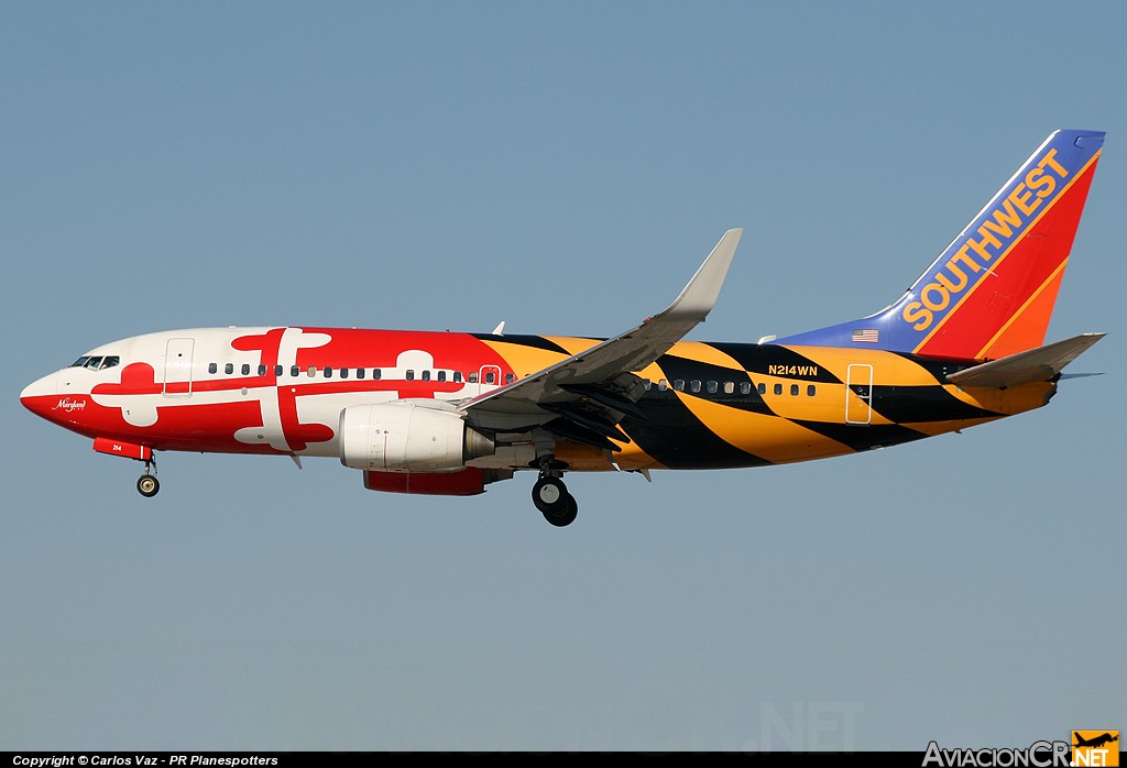 N214WN - Boeing 737-7H4 - Southwest Airlines