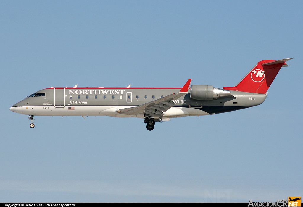 N8718E - Canadair CL-600-2B19 Regional Jet CRJ-200LR - Northwest Jet Airlink