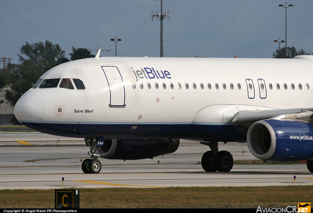 N554JB - Airbus A320-232 - Jet Blue