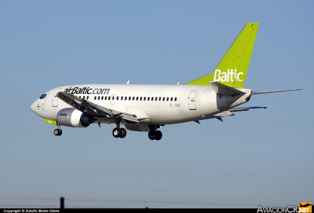 YL-BBE - Boeing 737-53S - Air Baltic
