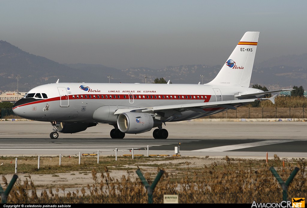 EC-KKS - Airbus A319-111 - Iberia