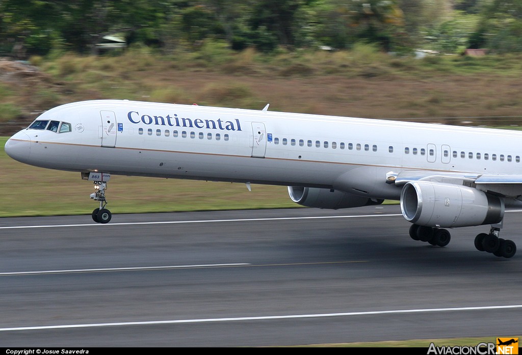 N57863 - Boeing 757-33N - Continental Airlines