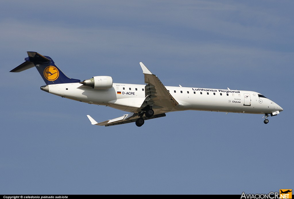 D-ACPE - Canadair CL-600-2C10 Regional Jet CRJ-701ER - Lufthansa Cityline