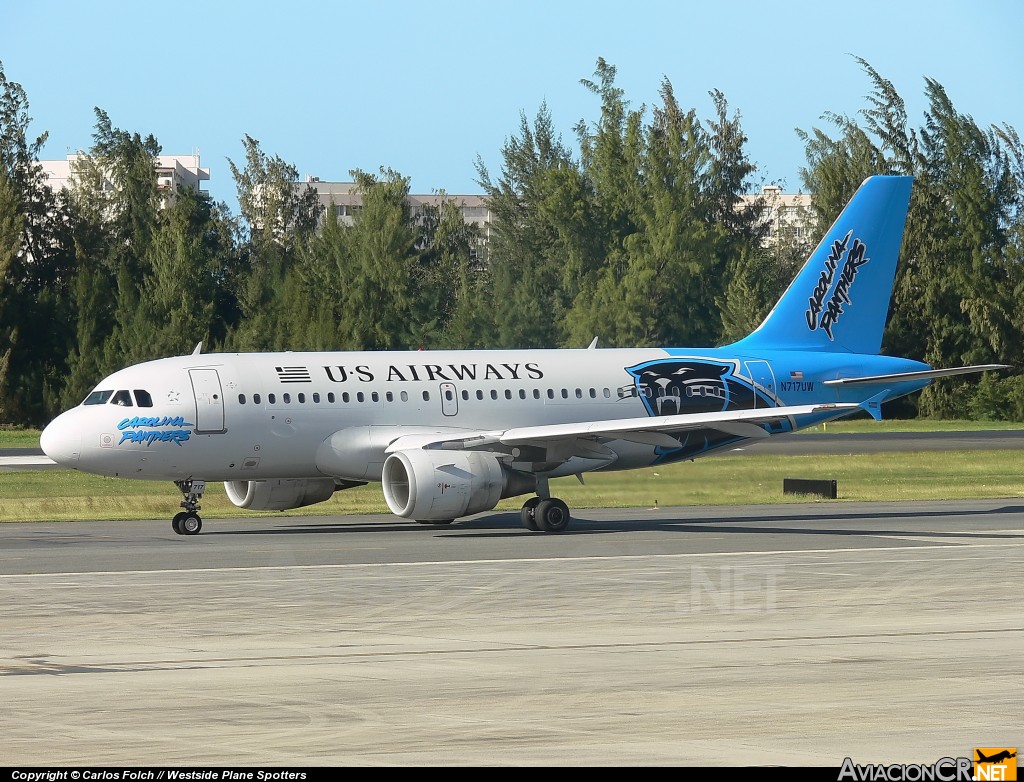 N717UW - Airbus A319-112 - US Airways