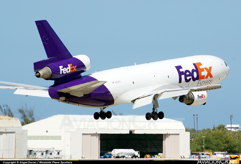 N568FE - Mcdonnell Douglas MD-10-10F - FedEx