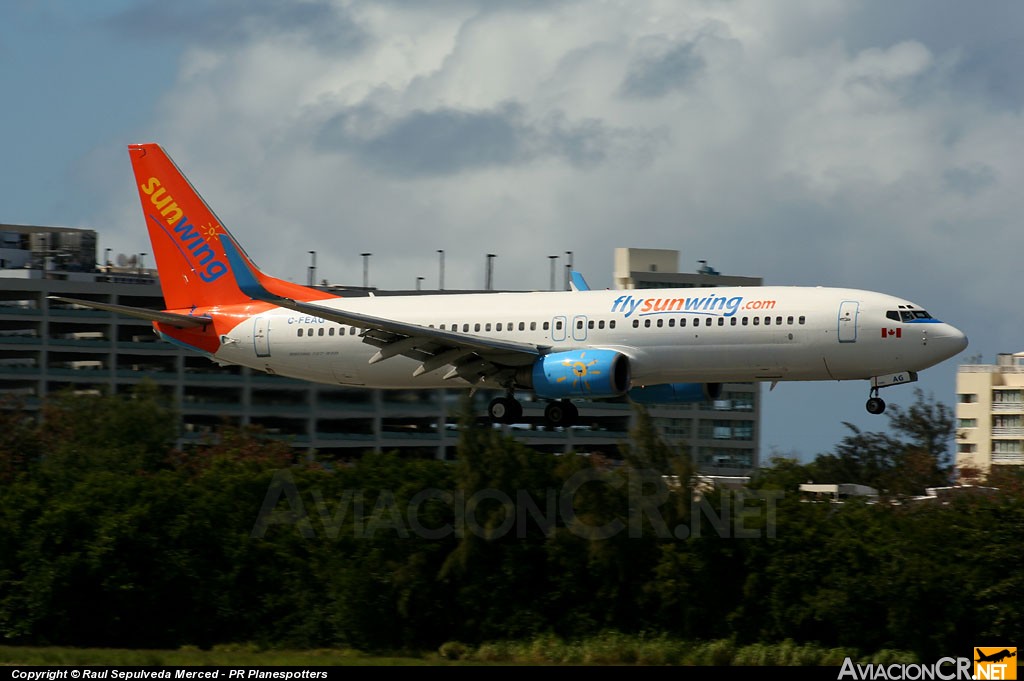 C-FEAG - Boeing 737-86N - Sunwing Airlines