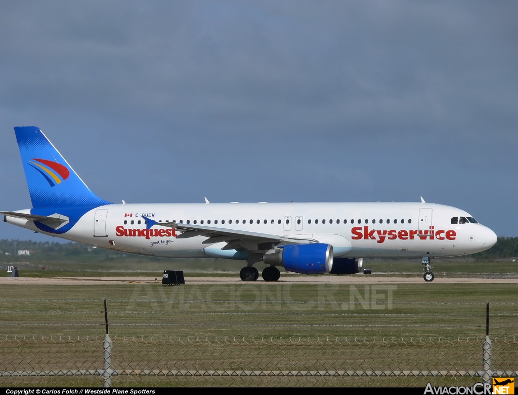 C-GUEW - Airbus A320-214 - Skyservice Airlines