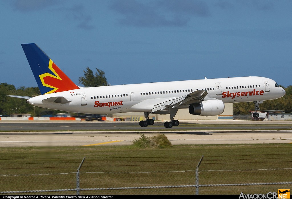 C-FFAN - Boeing 757-21K - Skyservice Airlines