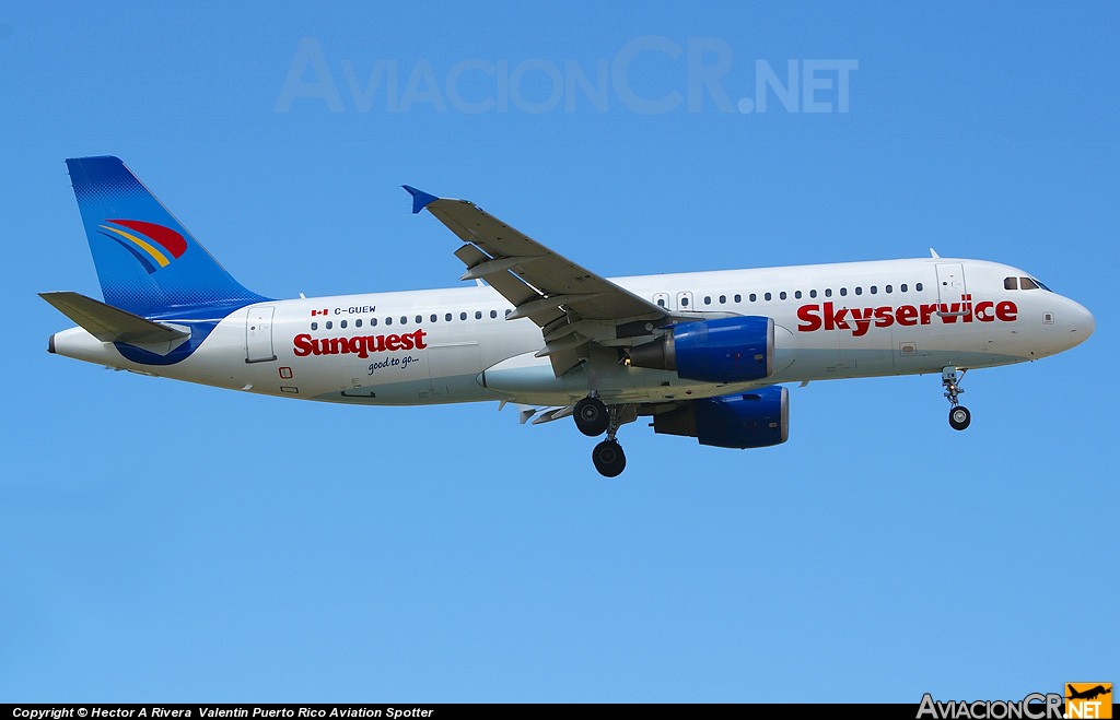 C-GUEW - Airbus A320-214 - Skyservice Airlines