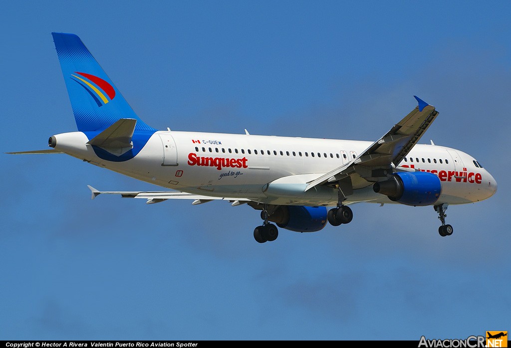 C-GUEW - Airbus A320-214 - Skyservice Airlines