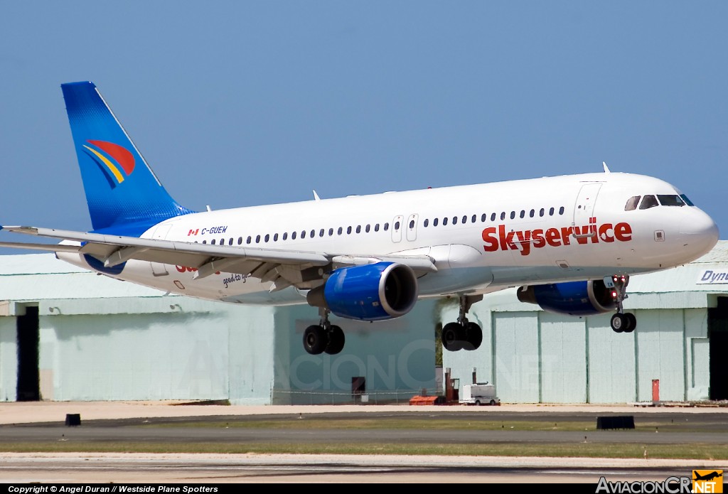 C-GUEW - Airbus A320-214 - Skyservice Airlines
