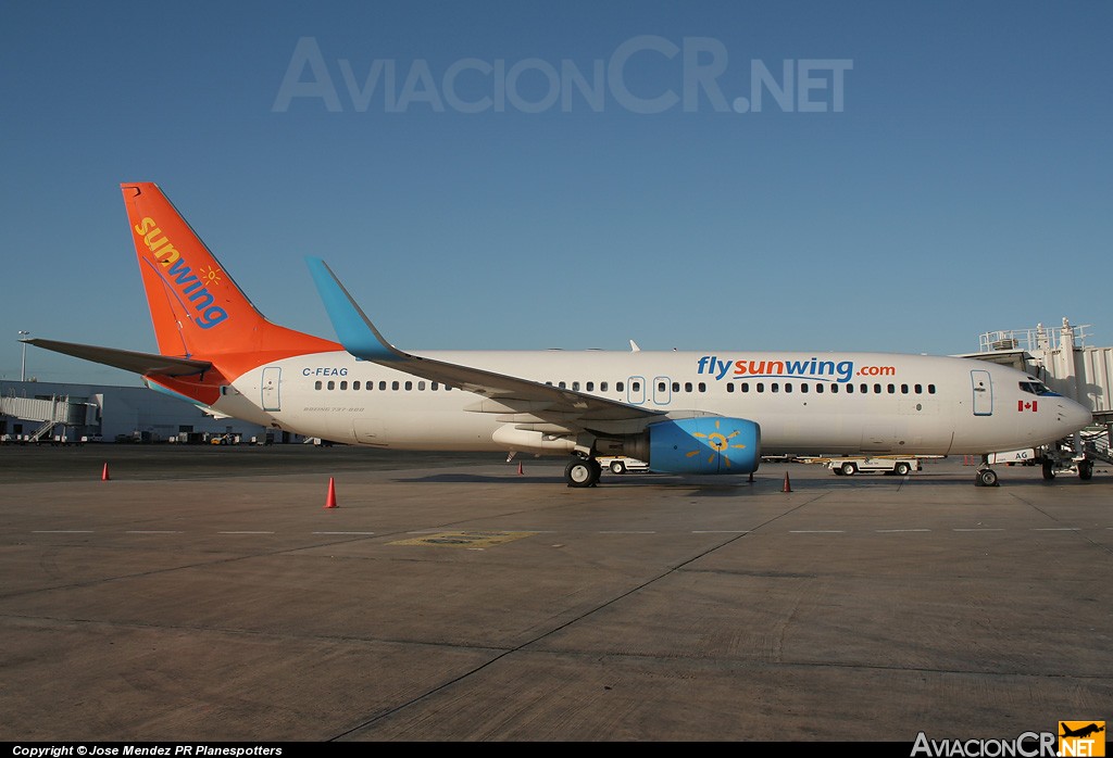 C-FEAG - Boeing 737-86N - Sunwing Airlines