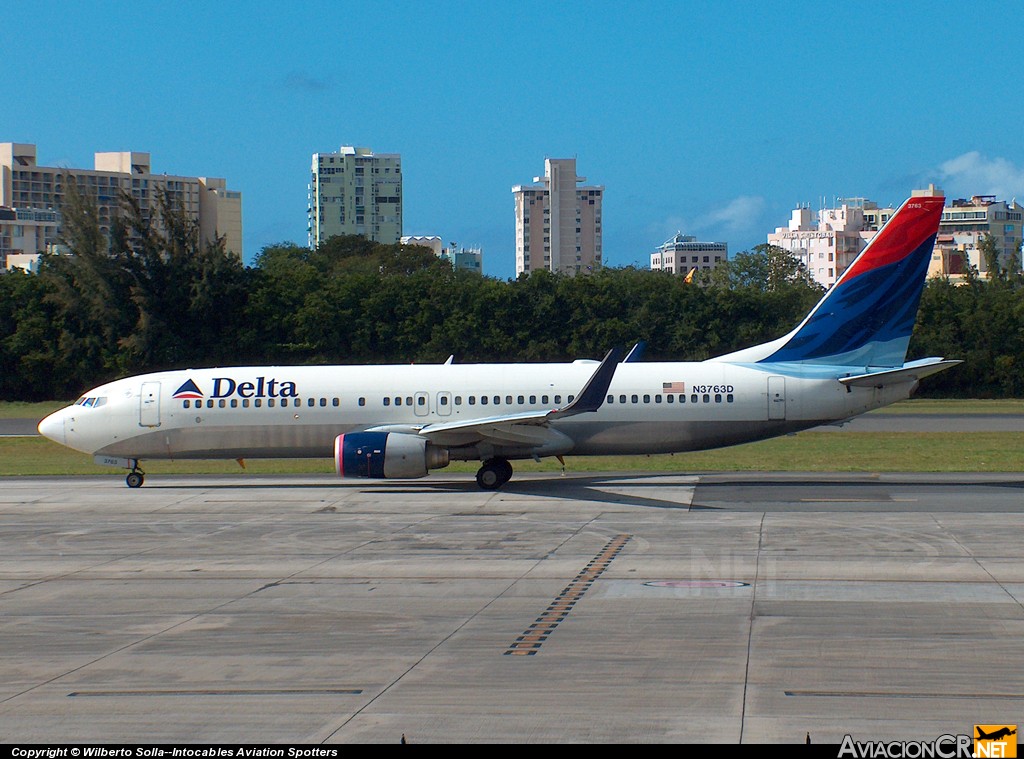 N3763D - Boeing 737-832 - Delta Airlines