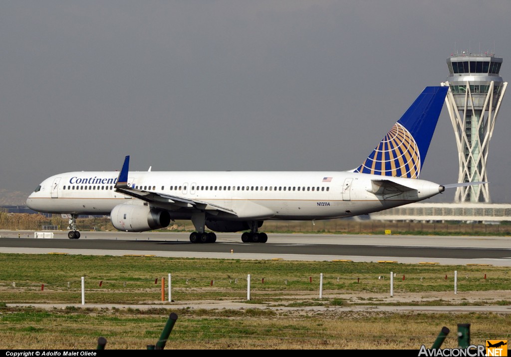 N12114 - Boeing 757-224 - Continental Airlines