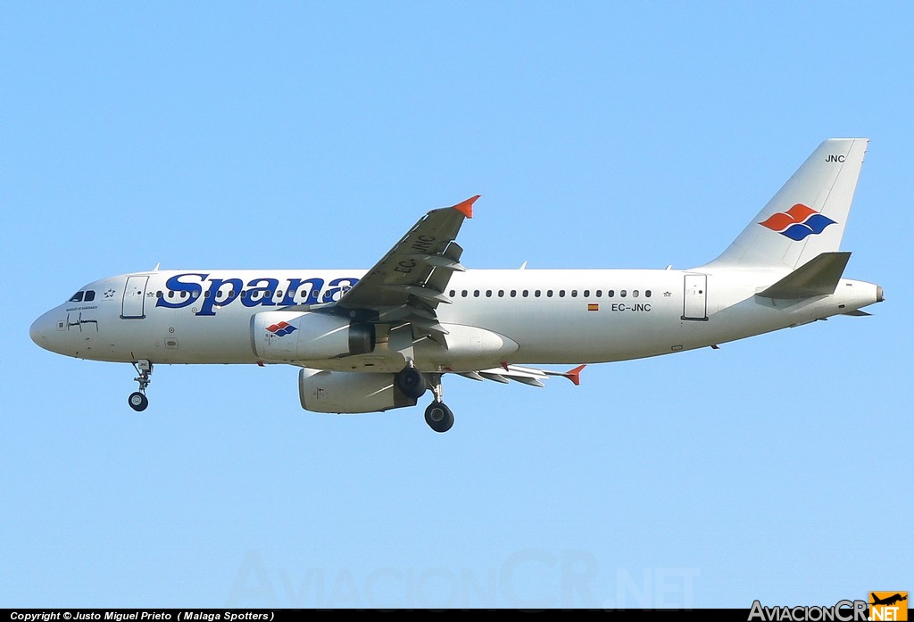 EC-JNC - Airbus A320-232 - Spanair