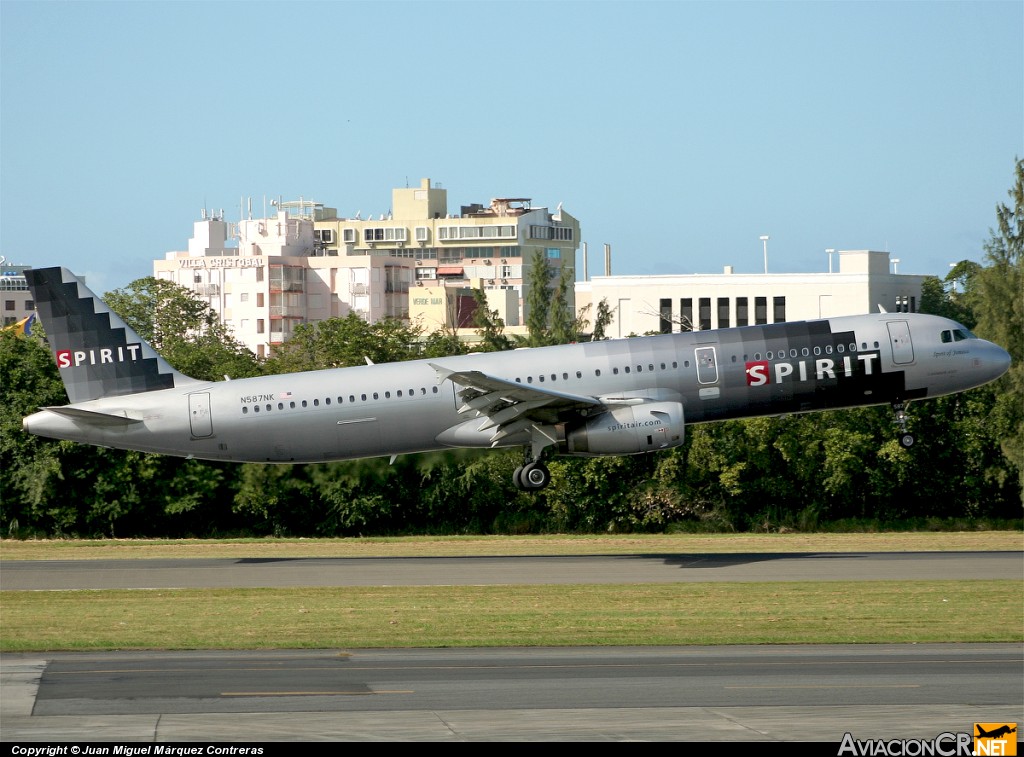 N587NK - Airbus A321-231 - Spirit