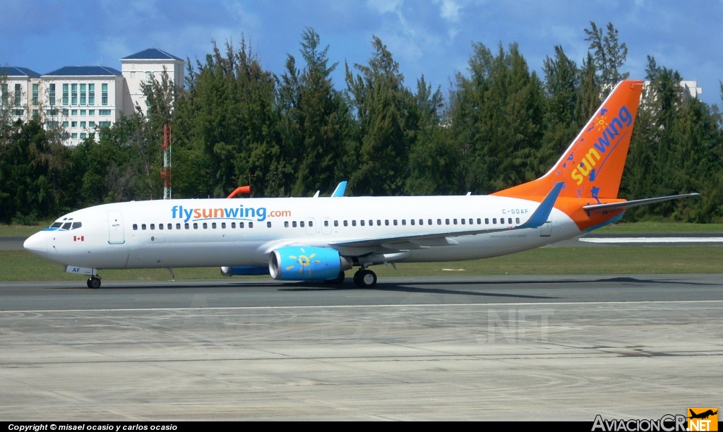 C-GOAF - Boeing 737-804 - Sunwing Airlines