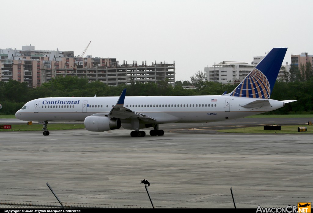 N41140 - Boeing 757-224 - Continental Airlines