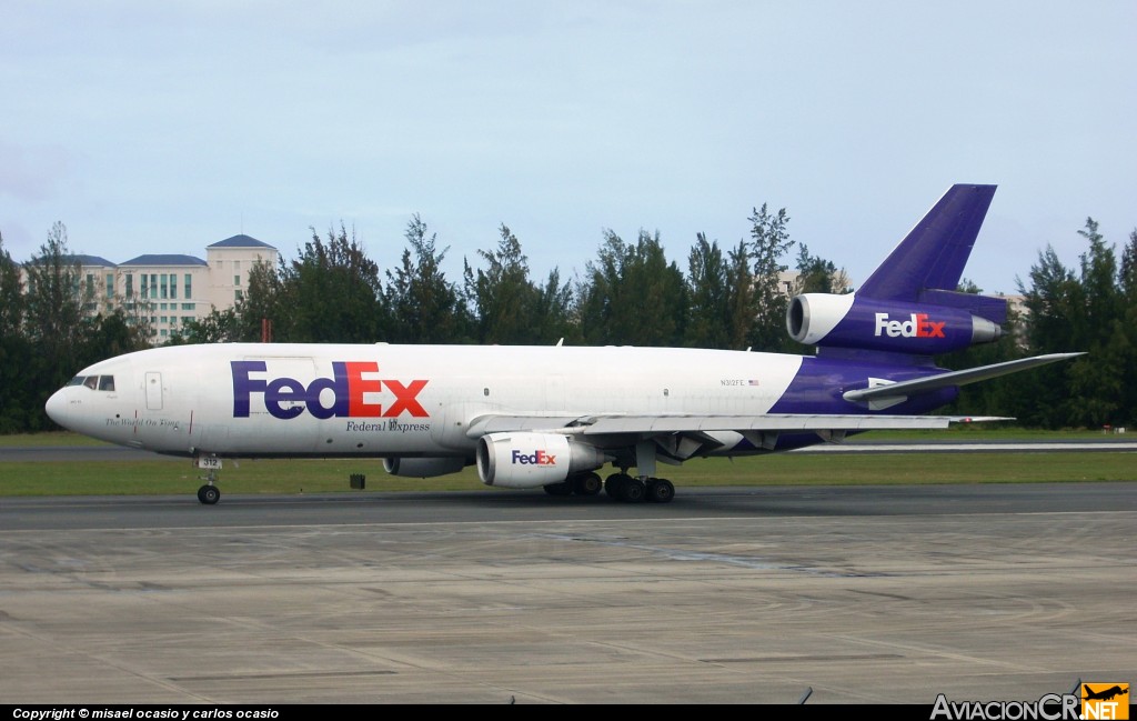 N312FE - McDonnell Douglas DC-10-10F - FedEx