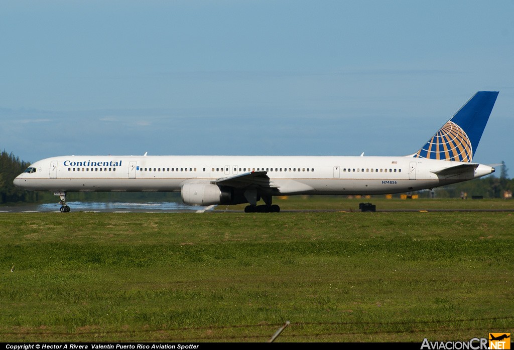 N74856 - Boeing 757-324 - Continental Airlines