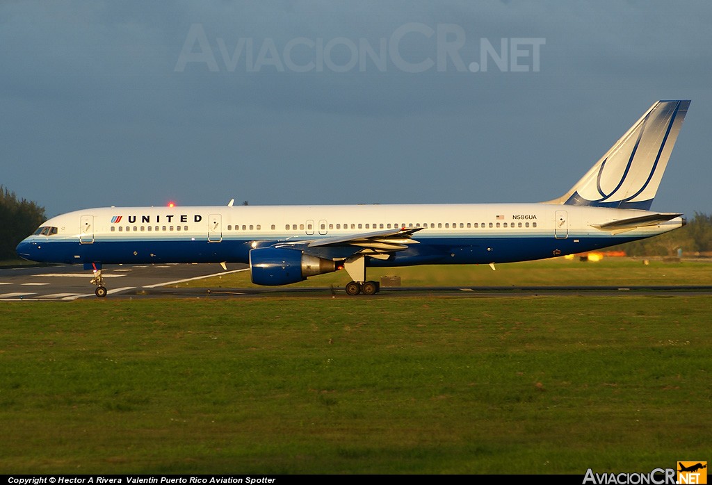 N586UA - Boeing 757-223 - United Airlines