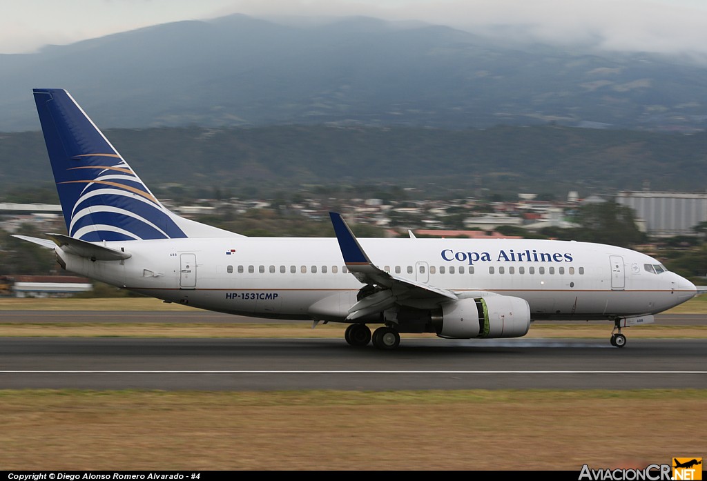 HP-1531CMP - Boeing 737-7V3 - Copa Airlines