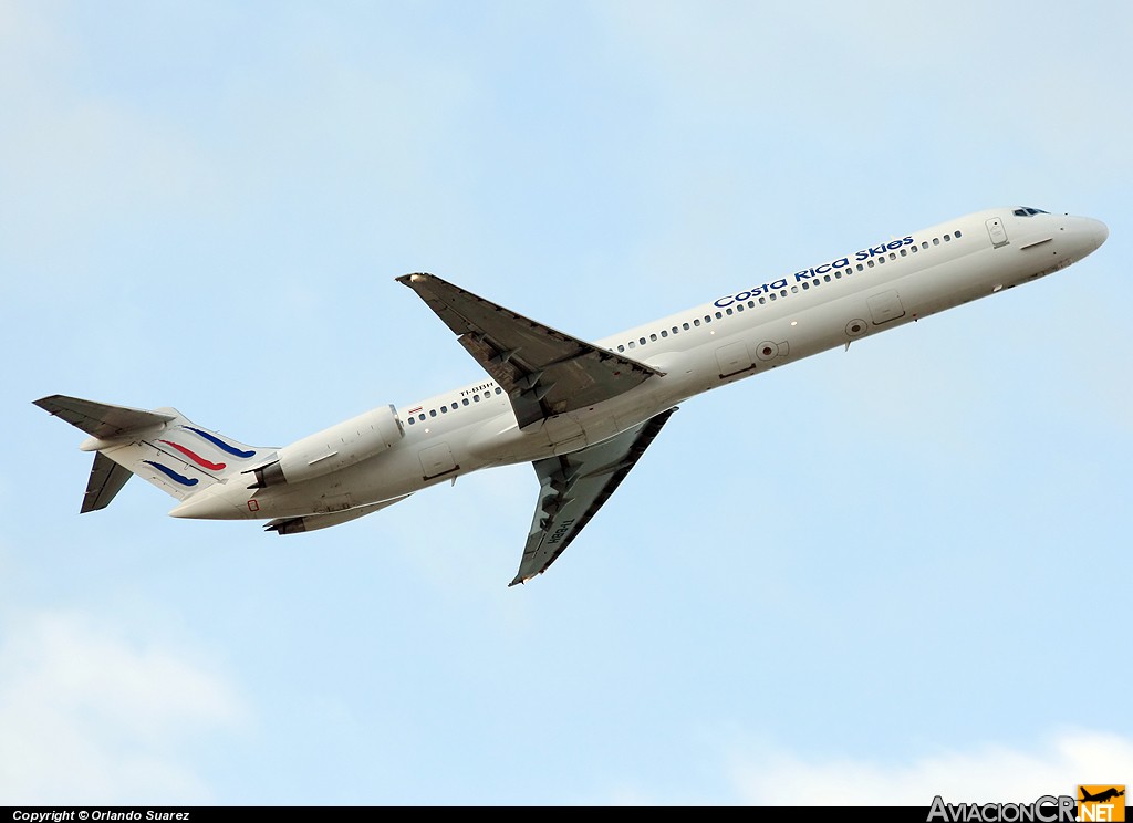 TI-BBH - McDonnell Douglas MD-82 - Costa Rica Skies