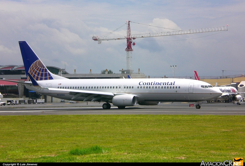 N76504 - Boeing 737-824 - Continental Airlines