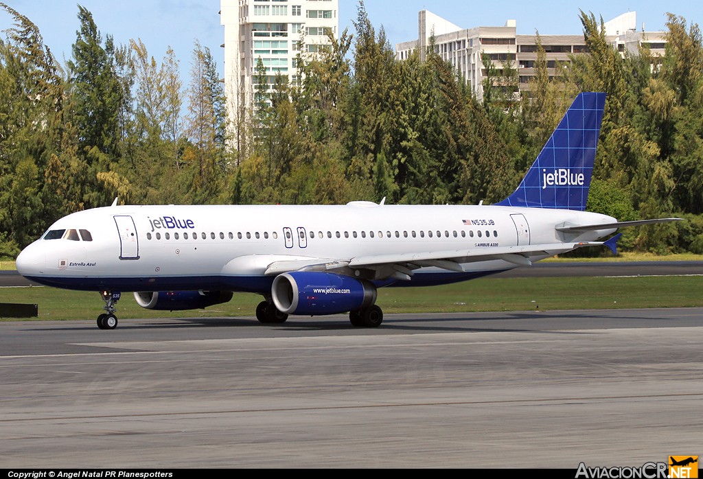 N535JB - Airbus A320-232 - Jet Blue