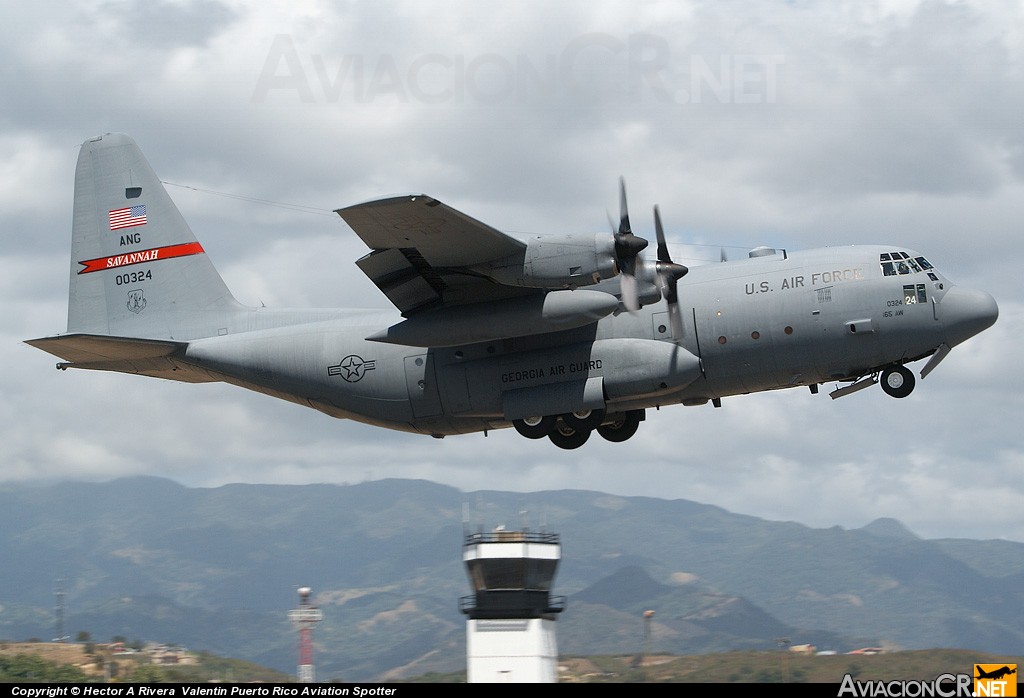 80-0324 - Lockheed C-130H Hercules (L-382) - USAF - United States Air Force - Fuerza Aerea de EE.UU