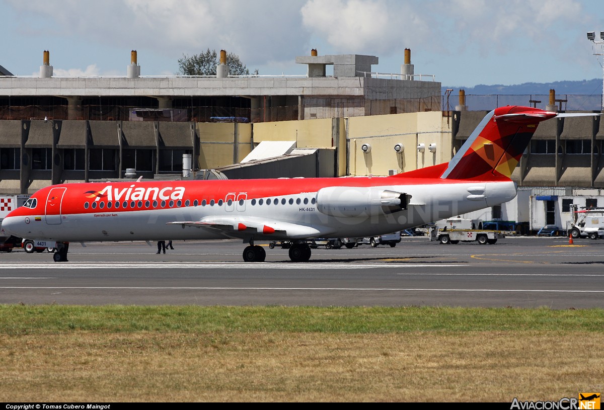 HK-4431 - Fokker 100 - Avianca Colombia