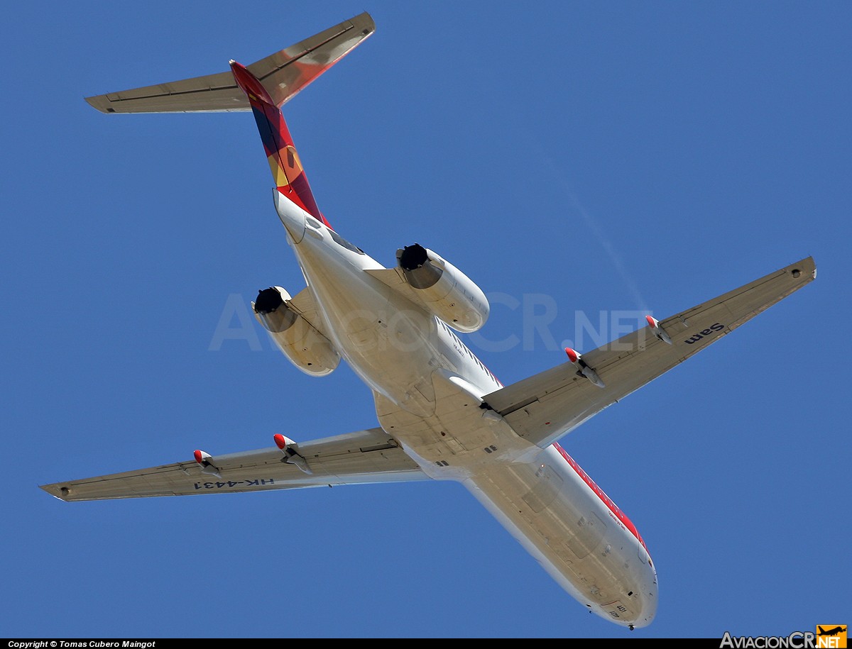 HK-4431 - Fokker 100 - Avianca Colombia