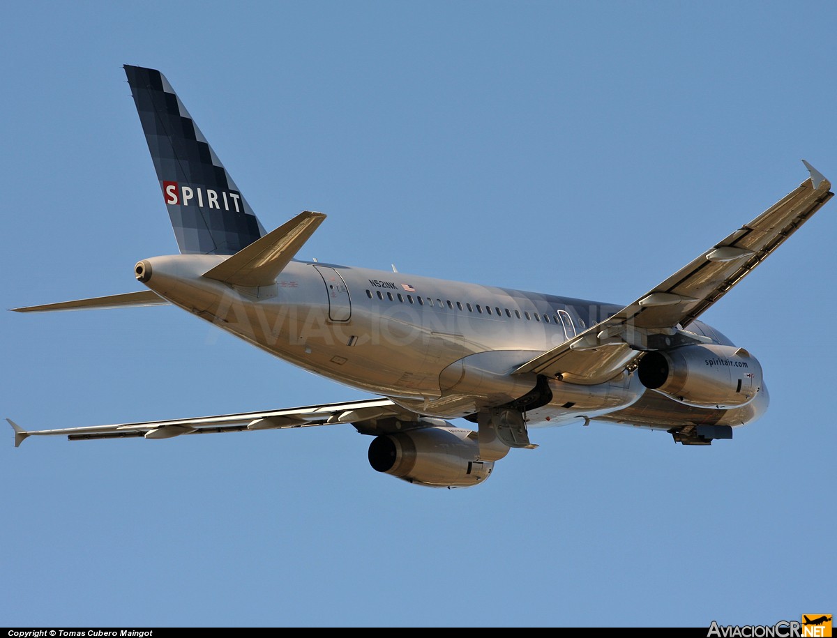 N521NK - Airbus A319-132 - Spirit Airlines