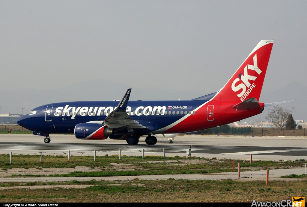 OM-NGE - Boeing 737-76N - SkyEurope Airlines