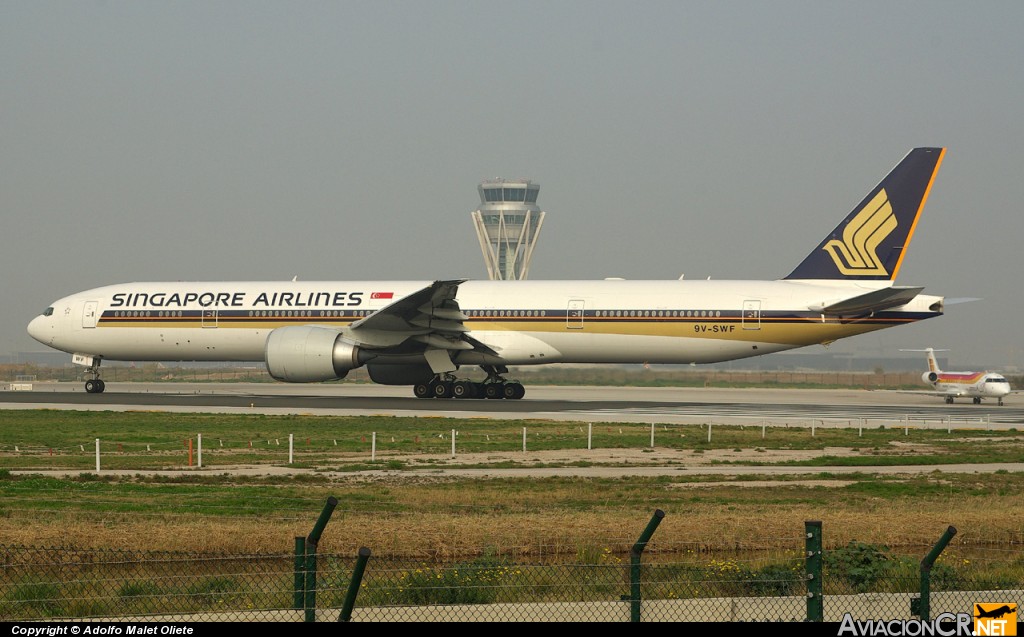 9V-SWF - Boeing 777-312/ER - Singapore Airlines